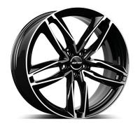 CERCHIO IN LEGA GMP ATOM PER MERCEDES-BENZ CLASSE B 8X18 5X112 BLACK DIAMON VCE