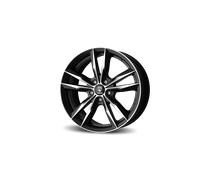 CERCHIO IN LEGA MOMO FAST 8X18 5X112 MATT BLACK POLISHED 3FM