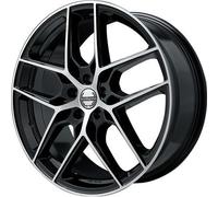 CERCHIO IN LEGA PER OPEL ADAM 7,5J17" 5X110 30 65,10 TECNOMAGNESIO VULCANO BLACK