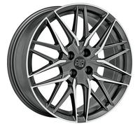 CERCHIO IN LEGA PER OPEL ADAM 7,5J18" 4X100 42 63,40 MSW MSW 50-4 MATT GUN METAL