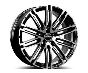 CERCHIO IN LEGA PER PORSCHE CAYENNE 11,5J22" 5X130 52 71,60 GMP TARGA BLACK DIAM