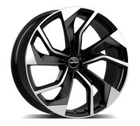 Cerchio in lega GMP REBEL 21X11,5 ET66 5x130 Black Diamond