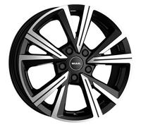 CERCHIO IN LEGA PER RENAULT LAGUNA 7,5J18" 5X114,3 35 76 MAK QVARZ BLACK MIRROR