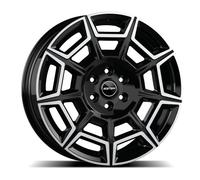 CERCHIO IN LEGA GMP PERVAN PER RENAULT MEGANE III 7.5X18 5X114,3 BLACK DIAM 57S