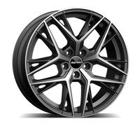 CERCHIO IN LEGA GMP LUNICA PER SEAT IBIZA 7.5X18 5X100 MATT ANTHRACITE DIAM YXS