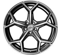 CERCHIO IN LEGA PER SKODA SUPERB 8,5J20" 5X112 35 66,60 ANTERA A101 MOON GREY DI