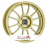CERCHIO IN LEGA PER MAZDA 3 7,0J17" 5X114,3 45 76 MAK XLR GOLD