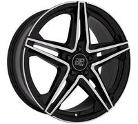 Cerchio in Lega MSW 31 in 8x18 ET50 Foratura 5x112 Gloss Black Full Polished