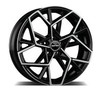 CERCHIO IN LEGA PER VOLVO EX30 7,5J18" 5X108 45 73,10 GMP CARTESIO BLACK DIAMOND