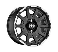 Cerchio in Lega Sparco Dakar 8,5x18 ET29 PCD 5x127 Matt Black Lip Polished+Rivet
