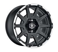 Cerchio in Lega Sparco Dakar in 7,5x17 ET35 5x112 Matt Black Lip Polished+Rivets