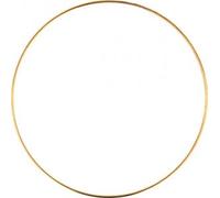 Cerchio in metallo dorato 200 x 3. 5 mm
