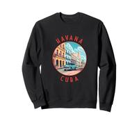 Cerchio invecchiato retrò Havana Cuba Retro Felpa