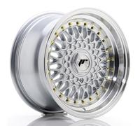 Cerchio Japan Racing in Lega JR9 15x8 ET20 4x100/108 Grigio Canale Spazzolato JR