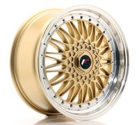 Cerchio Japan Racing in Lega JR9 18x8 ET40 5x112/120 Oro Canale Spazzolato - JR