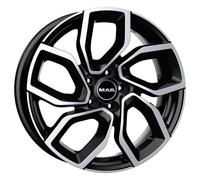 CERCHIO LEGA 7,0J17 4X108 32 65,10 MAK APOLLO BLACK MIRROR