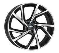 CERCHIO LEGA 7,0J17 5X100 38 57,10 MAK KASSEL BLACK MIRROR