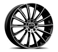 CERCHIO LEGA 9,5J20 5X112 50 66,60 GMP STELLAR BLACK DIAMOND