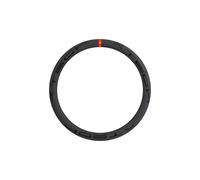 Massi X-tech Carbon 50 Db Tubeless Road Bike Rim Argento 700C-28´´ 24H Black