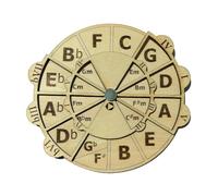 Cerchio musicale in legno - Strumento manuale per comporre canzoni, visivo per la scrittura musicale | Ruota armonica per accordi in legno, guida all'improvvisazione, supporto allo studio