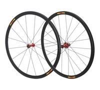 Cerchio Per Bicicletta 40/50 Mm 700C in Lega Di Alluminio Per Bici Da Corsa Set Di Ruote Freno A Cerchio Set Di Ruote Ruota Posteriore Ruota Anteriore Raggi 16/21 Fori Chiusura Rapida,Rosso,40mm