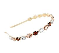 Cerchio per capelli con strass per fasce per capelli per donne moda rettangolo quadrato forma a goccia per strass