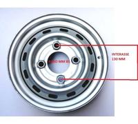 CERCHIO PER CARRELLO E RIMORCHIO ATTACCO FRANCIA 4 j x 13" A 4 FORI 4X85X130