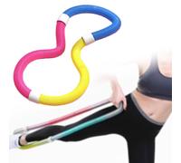 Cerchio pieghevole per hula hoop fitness, per vita e addome, allenamento in