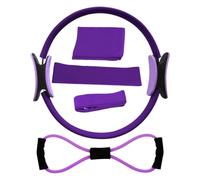 Cerchio Pilates Ring, Anello da Pilates, Kit Completo con Anello per Pilates E Attrezzi Fitness per Casa, Yoga, Allenamento Forzas E Flessibilità