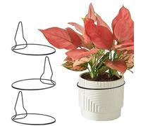 Cerchio Portavasi per Fiori, Fioriera Appesa Ad Anello, 4 Pezzi Decorativa Resistente per Balcone Giardino Esterno