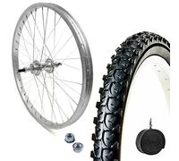 CERCHIO POSTERIORE 26 X 1,75 + COPERTONE MTB 26 X 1.95 + CAMERA D’ARIA | RUOTA COMPLETA 6/7 V PER MOUNTAIN BIKE