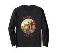 Cerchio retrò Invecchiato di Mumbai India Maglia a Manica