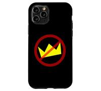 Cerchio rosso barrato corona n Custodia per iPhone 11 Pro