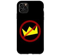 Cerchio rosso barrato corona n Custodia per iPhone 11 Pro Max