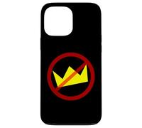 Cerchio rosso barrato corona n Custodia per iPhone 13 Pro Max