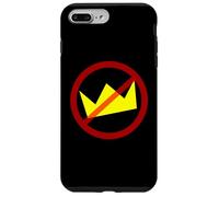 Cerchio rosso barrato corona n Custodia per iPhone 7 Plus/8 Plus