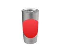 Cerchio Rosso Bicchiere termico in acciaio inox doppia parete