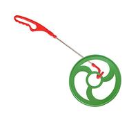 Cerchio Rotolante da 30 Cm, Gioco per L'educazione Precoce E L'allenamento Dell'equilibrio, Giocattolo Nostalgico per Bambini, Ideale per, Verde
