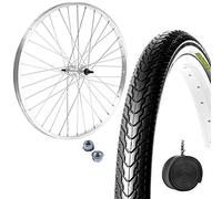 RUOTA/CERCHIO ANTERIORE 26X1 3/8 + COPERTONE STRADALE + CAMERA BICI OLANDA CITY