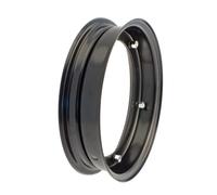 CERCHIO RUOTA NERO IN FERRO 3.50.10 PER PIAGGIO VESPA 200 PX ARCOBALENO(VSX1T)