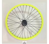 CERCHIO RUOTA POSTERIORE PER BMX ATALA SPITFIRE GIALLO 20" PIGNONE 10 DENTI