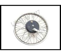 Cerchio ruota posteriore vintage 19" completo di mozzo mezza larghezza raggi ...