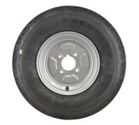 Cerchio ruota rimorchio e pneumatico 5,00 x 10 6 PLY 4" PCD 78N Tubeless 4 Bo...