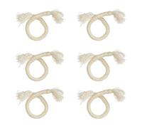 Cerchio simulato moderno della clip della pianta degli anelli regolabili del tovagliolo della tela da imballaggio per il tovagliolo di impostazione