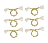 Cerchio simulato moderno della clip della pianta degli anelli regolabili del tovagliolo della tela da imballaggio per il tovagliolo di impostazione