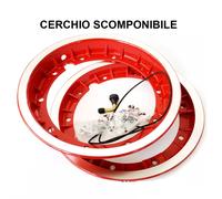 Cerchio tubeless scomponibile FA Italia vespa GT-TS/150 GL/GS "RUSH" 2.10-11