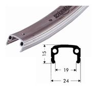 Cerchio valvola a 20 fori senza occhiello in alluminio Roland 305-19 Argenté