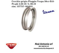 CERCHIO VESPA 50 3 00 10 RUOTA PIAGGIO PX 150 ET3 3 50 10 sim. 137757 084631
