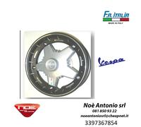 CERCHIO VESPA RUOTA in lega Tubeless MOD SPORT rinf nero FA ITALIA cod 15527