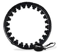 VirtuFit Weighted Massage Hula Hoop - 1,4 kg - Regolabile da 80 a 132 cm - Weighted Fitness Hula Hoop